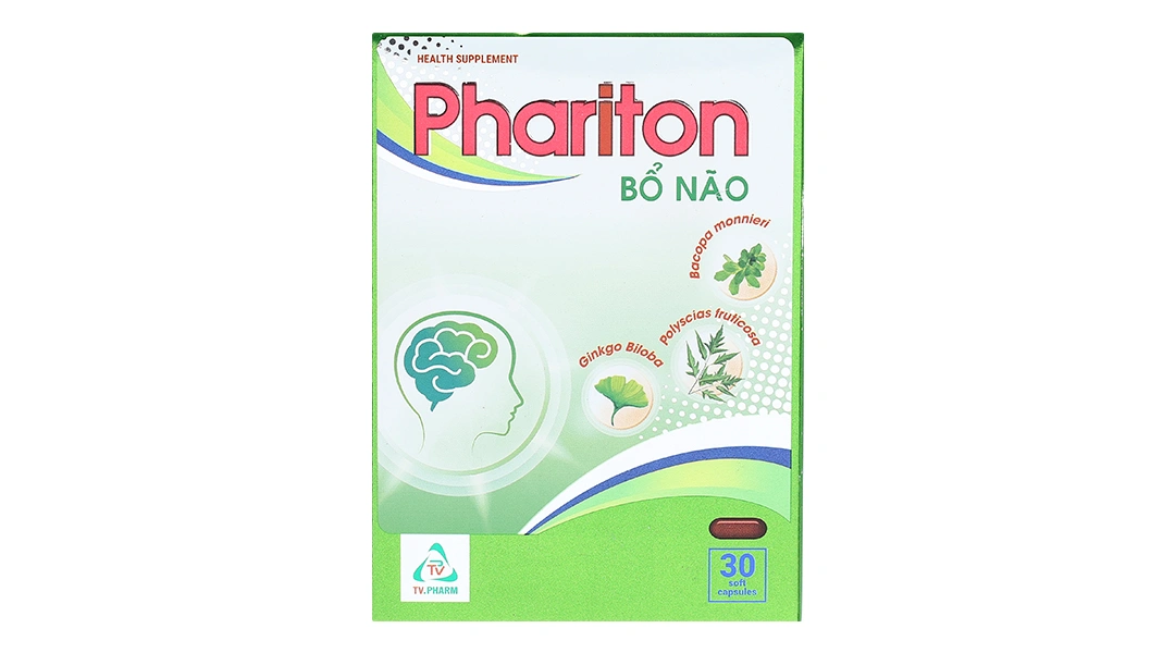 Phariton Bổ Não hộp 30 viên - 1