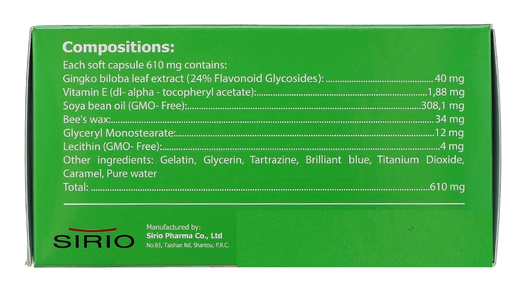 Usmart Ginkgo Biloba 40Mg hộp 100 viên - 3