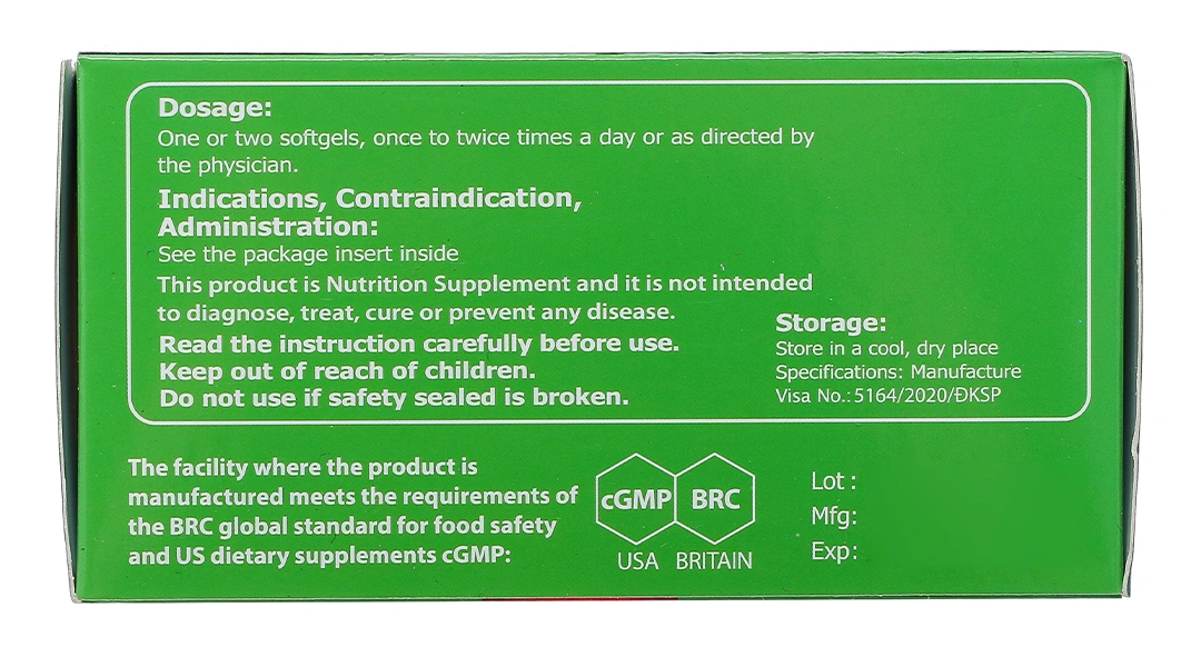 Usmart Ginkgo Biloba 40Mg hộp 100 viên - 2