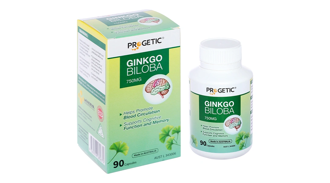 Progetic Ginkgo Biloba 750mg lọ 90 viên - 