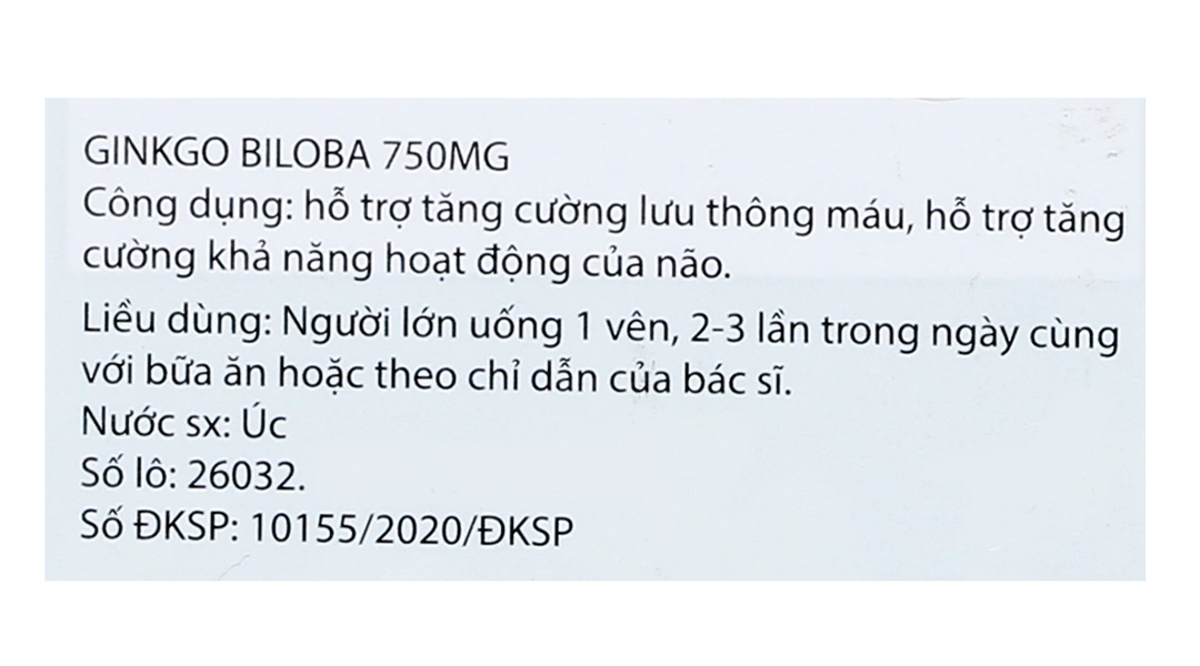 Progetic Ginkgo Biloba 750mg lọ 90 viên - 3