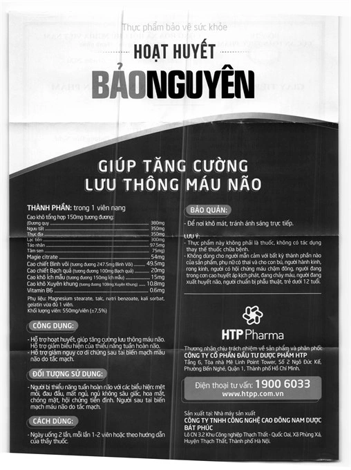 Hoạt Huyết Bảo Nguyên hộp 30 viên - 5