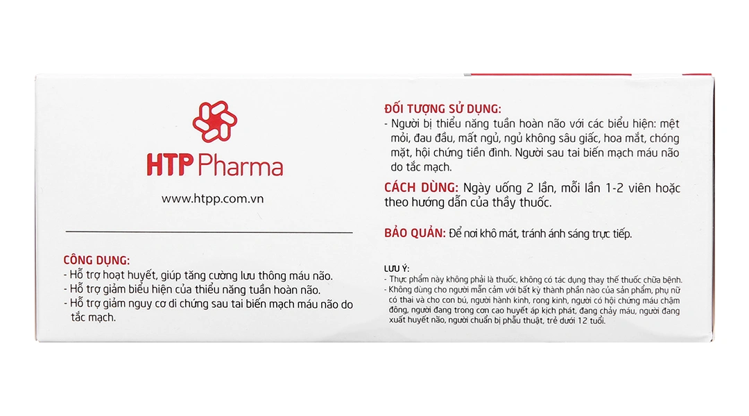 Hoạt Huyết Bảo Nguyên hộp 30 viên - 3