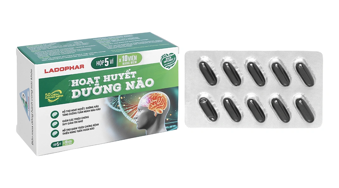 Hoạt Huyết Dưỡng Não Ladophar hộp 50 viên - 