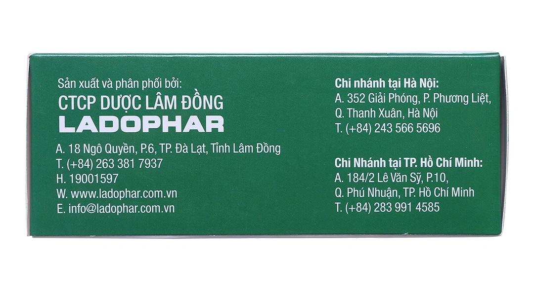Hoạt Huyết Dưỡng Não Ladophar hộp 50 viên - 3
