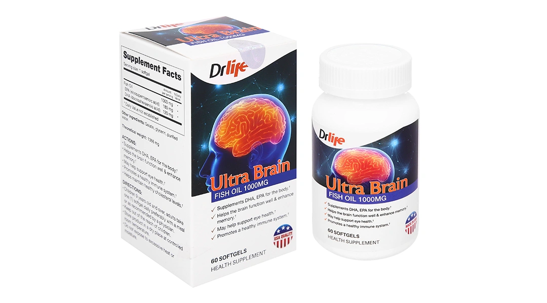 Thực phẩm bảo vệ sức khỏe Drlife Ultra Brain - 