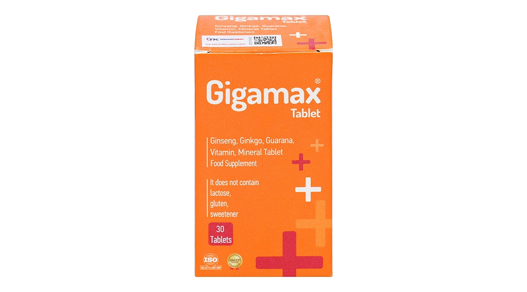 Gigamax hỗ trợ tăng cường trí nhớ hộp 30 viên - 1