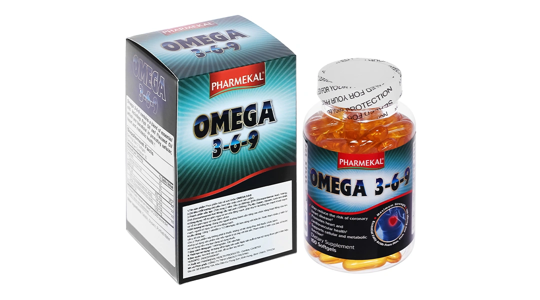 Viên Uống Omega 3,6,9 Pharmekal hộp 100 viên - 