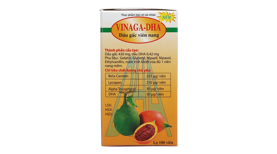 Vinaga Dha hộp 100 viên - 3