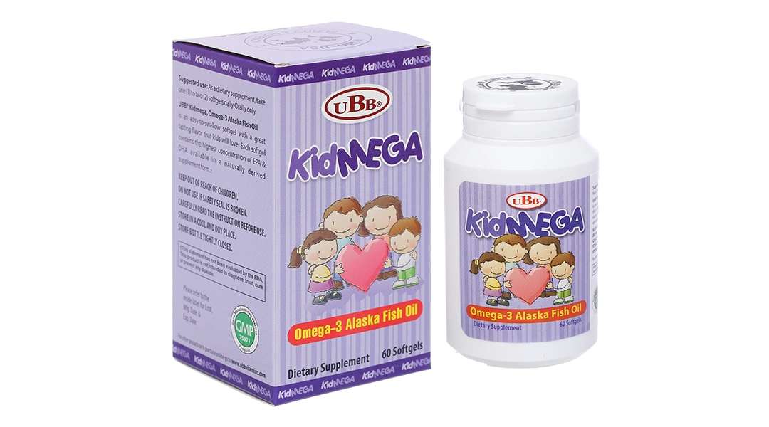 Viên Uống Kidmega UBB lọ 60 viên - 
