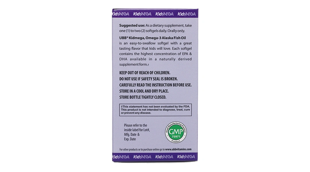 Viên Uống Kidmega UBB lọ 60 viên - 2