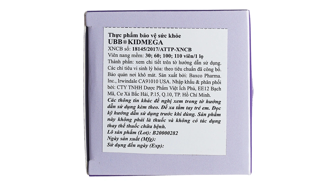 Viên Uống Kidmega UBB lọ 60 viên - 5