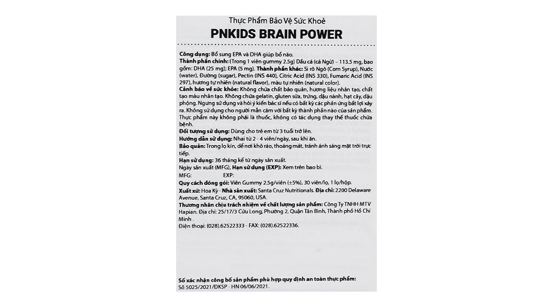 Pn Kids Brain Power Omega 3 Dha lọ 30 viên - 4