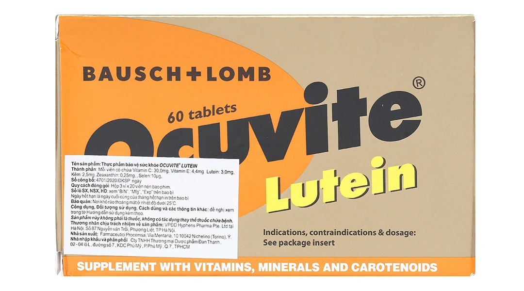 Ocuvite Lutein hộp 60 viên - 1