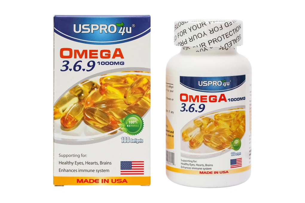 Uspro Omega 3,6,9 lọ 100 viên - 