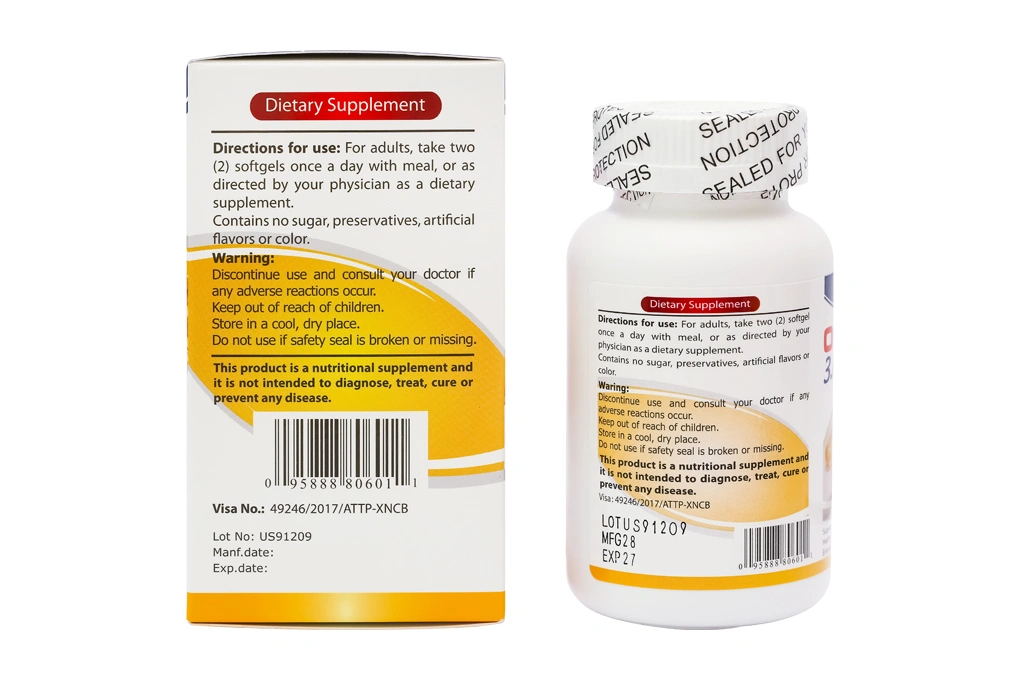 Uspro Omega 3,6,9 lọ 100 viên - 2