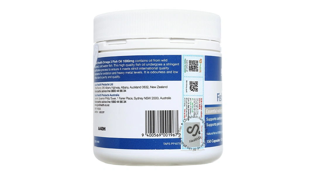 Goodhealth Omega 3 Fish Oil lọ 150 viên - 3