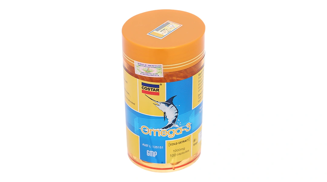 Costar Omega 3 hỗ trợ sức khỏe tim mạch, tốt cho mắt lọ 365 viên - 7