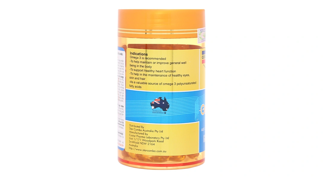 Costar Omega 3 hỗ trợ sức khỏe tim mạch, tốt cho mắt lọ 365 viên - 9