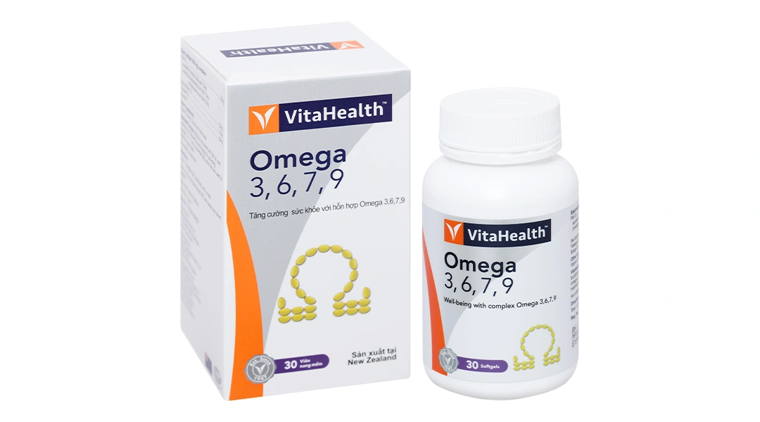 Vitahealth Omega 3,6,7,9 lọ 30 viên - 