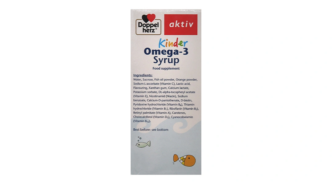 Doppelherz Aktiv Kinder Omega 3 Syrup chai 250ml - 2