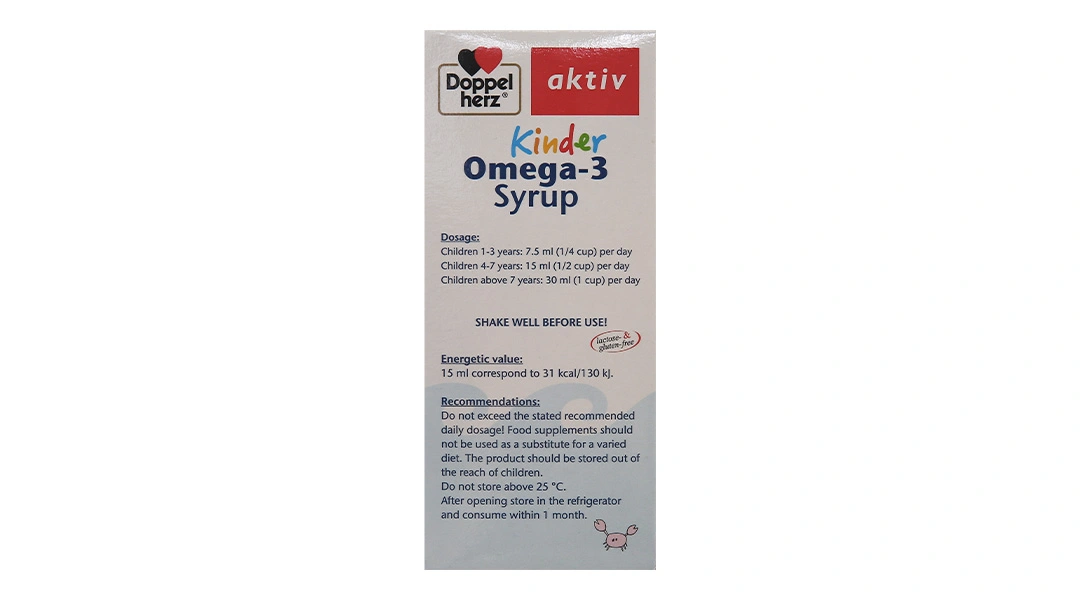 Doppelherz Aktiv Kinder Omega 3 Syrup chai 250ml - 3