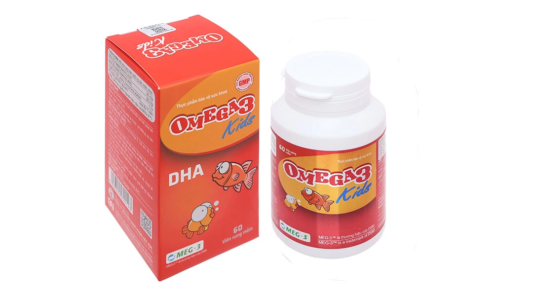 Omega 3 Kids DHA lọ 60 viên - 