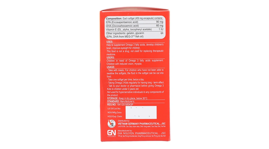 Omega 3 Kids DHA lọ 60 viên - 3