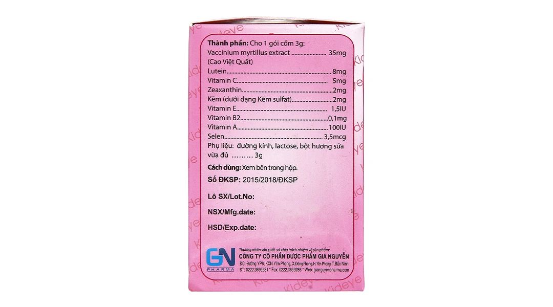 Cốm Bổ Mắt Kideye hộp 20 gói - 2