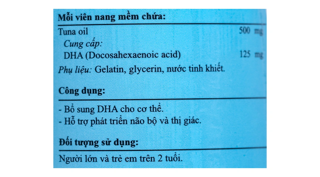 Thực phẩm bảo vệ sức khỏe Mega We Care DHA-125 giúp bổ não, sáng mắt lọ 30 viên - 5