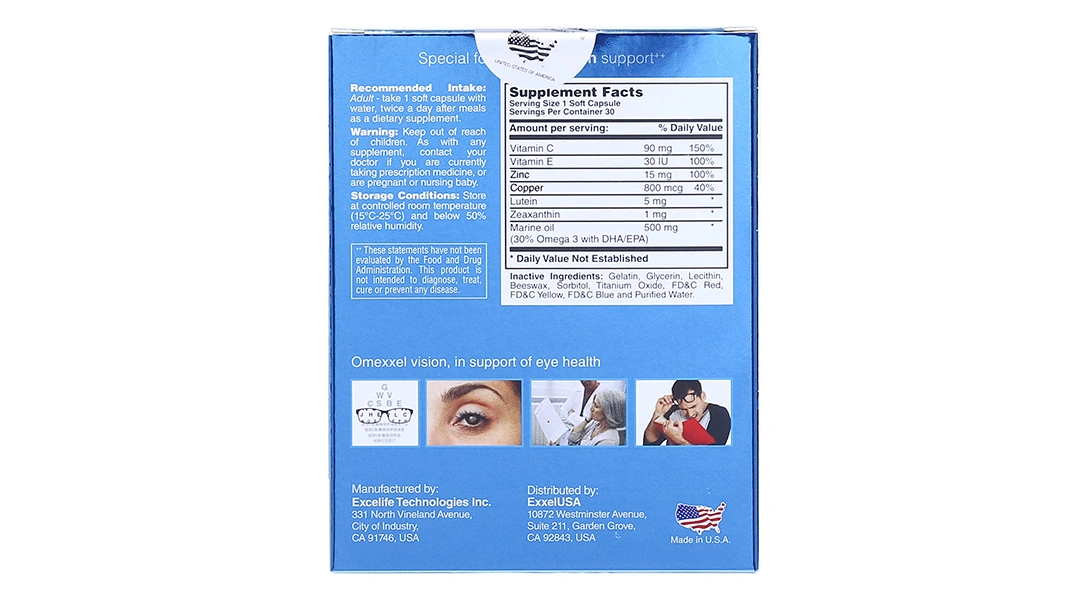 Omexxel Vision hộp 30 viên - 2