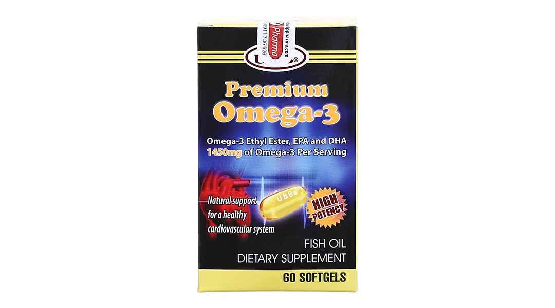 UBB Premium Omega-3 lọ 60 viên - 1