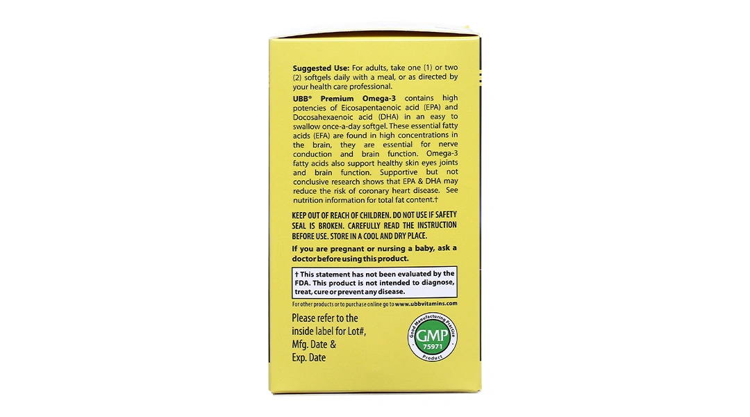 UBB Premium Omega-3 lọ 60 viên - 3