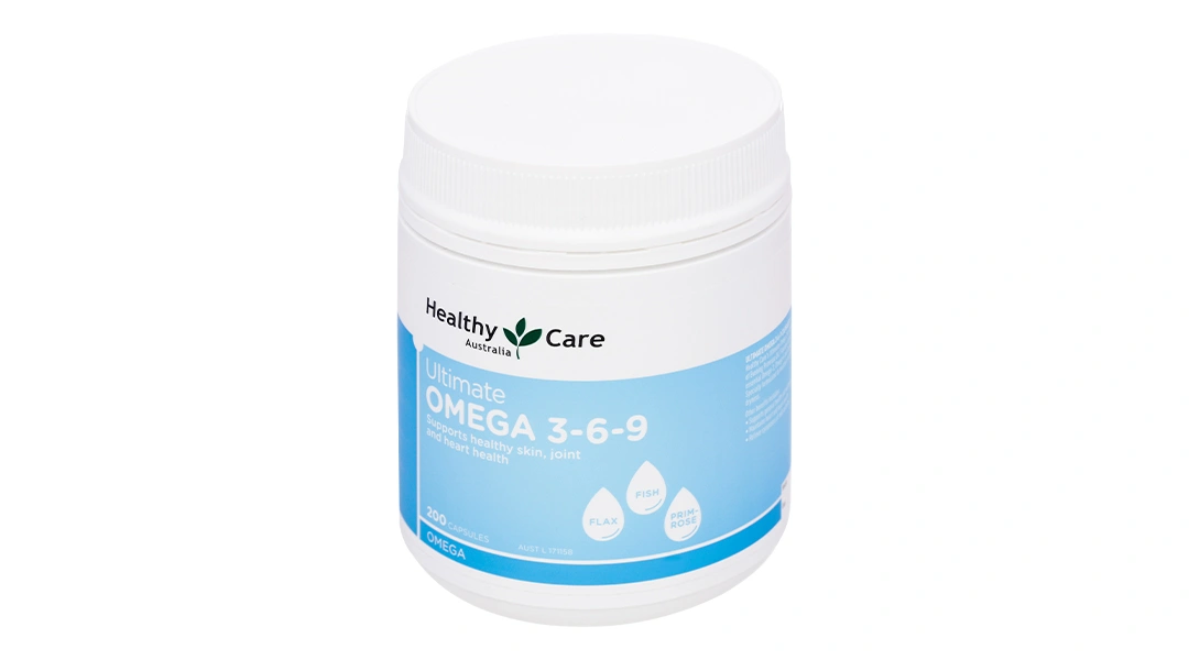 Healthy Care Ultimate Omega 3-6-9 hỗ trợ sức khỏe tim mạch, khớp lọ 200 viên - 