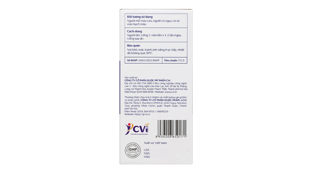 Thực phẩm bảo vệ sức khỏe Omega 3-6-9 JV lọ 60 viên - 3