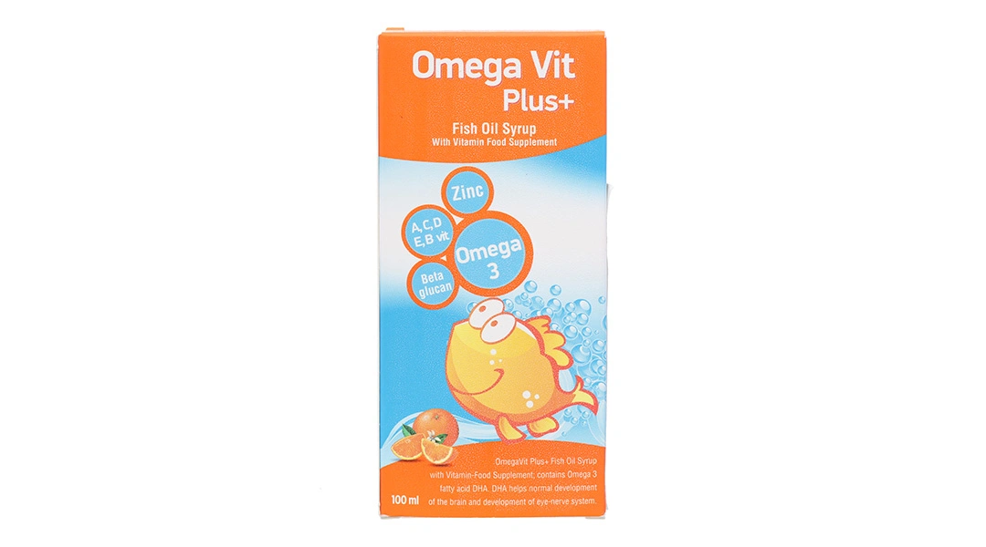 Thực phẩm bảo vệ sức khỏe Omega Vit Plus chai 100Ml - 1