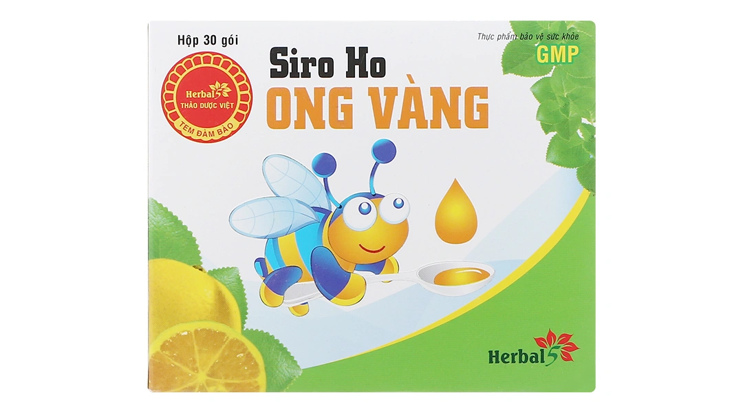 Siro Ho Ong Vàng hộp 30 gói x 5ml - 1