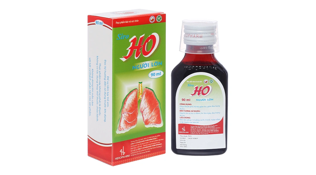 Thực phẩm bảo vệ sức khỏe Siro Ho Người Lớn chai 90ml - 2