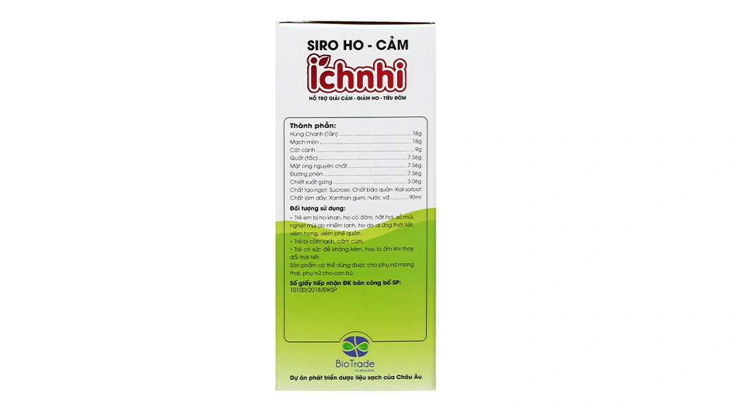 Ích Nhi Siro Ho chai 90ml - 10