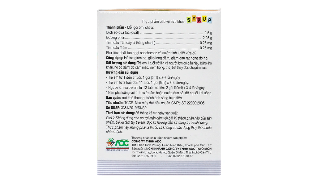 Codatux Syrup 5Ml H/30G - 2