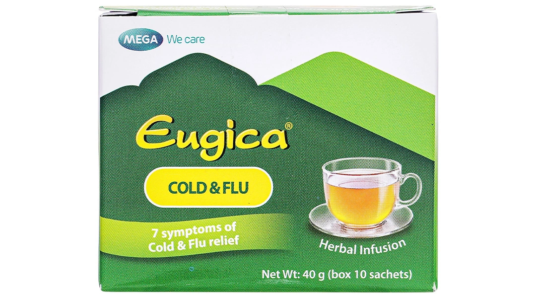 Tinh chất thảo dược Eugica Cold & Flu hộp 10 gói x 4g - 2