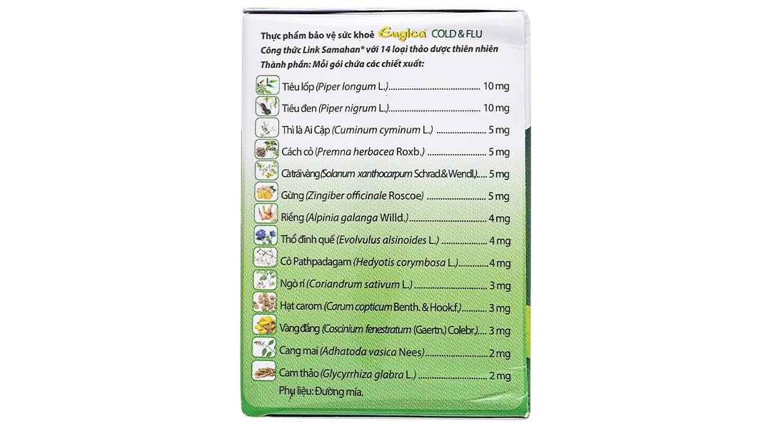 Tinh chất thảo dược Eugica Cold & Flu hộp 10 gói x 4g - 3