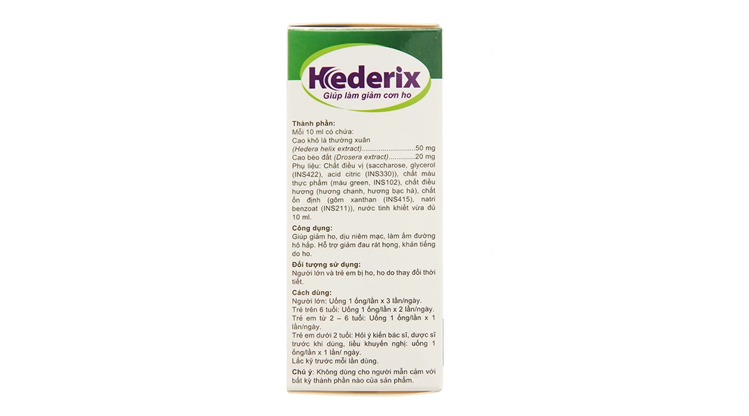 Hederix hộp 20 ống - 2