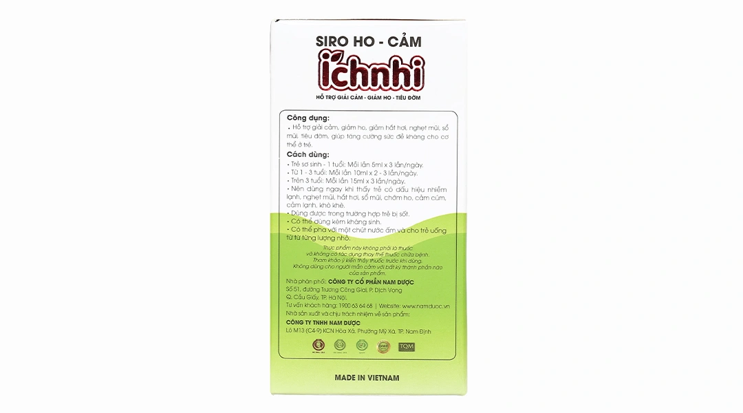 Siro Ho Cảm Ích Nhi hộp 30 gói - 2