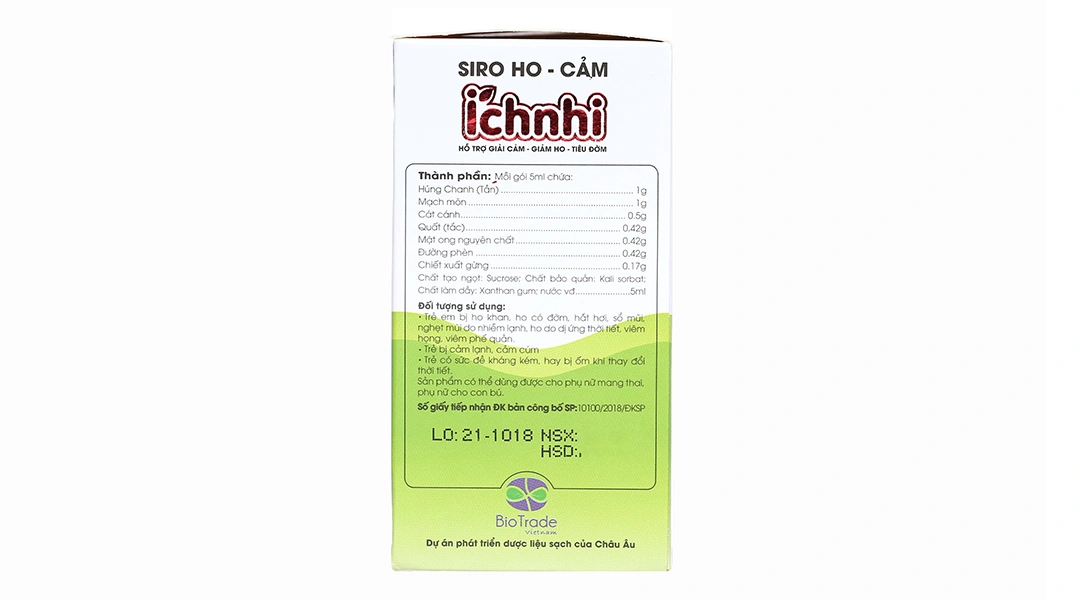 Siro Ho Cảm Ích Nhi hộp 30 gói - 3