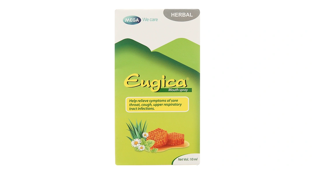 Xịt họng thảo dược Eugica Mouth Spray chai 10ml - 1