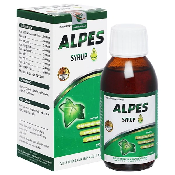 Siro Cali USA Alpes hỗ trợ giảm ho, bổ phổi