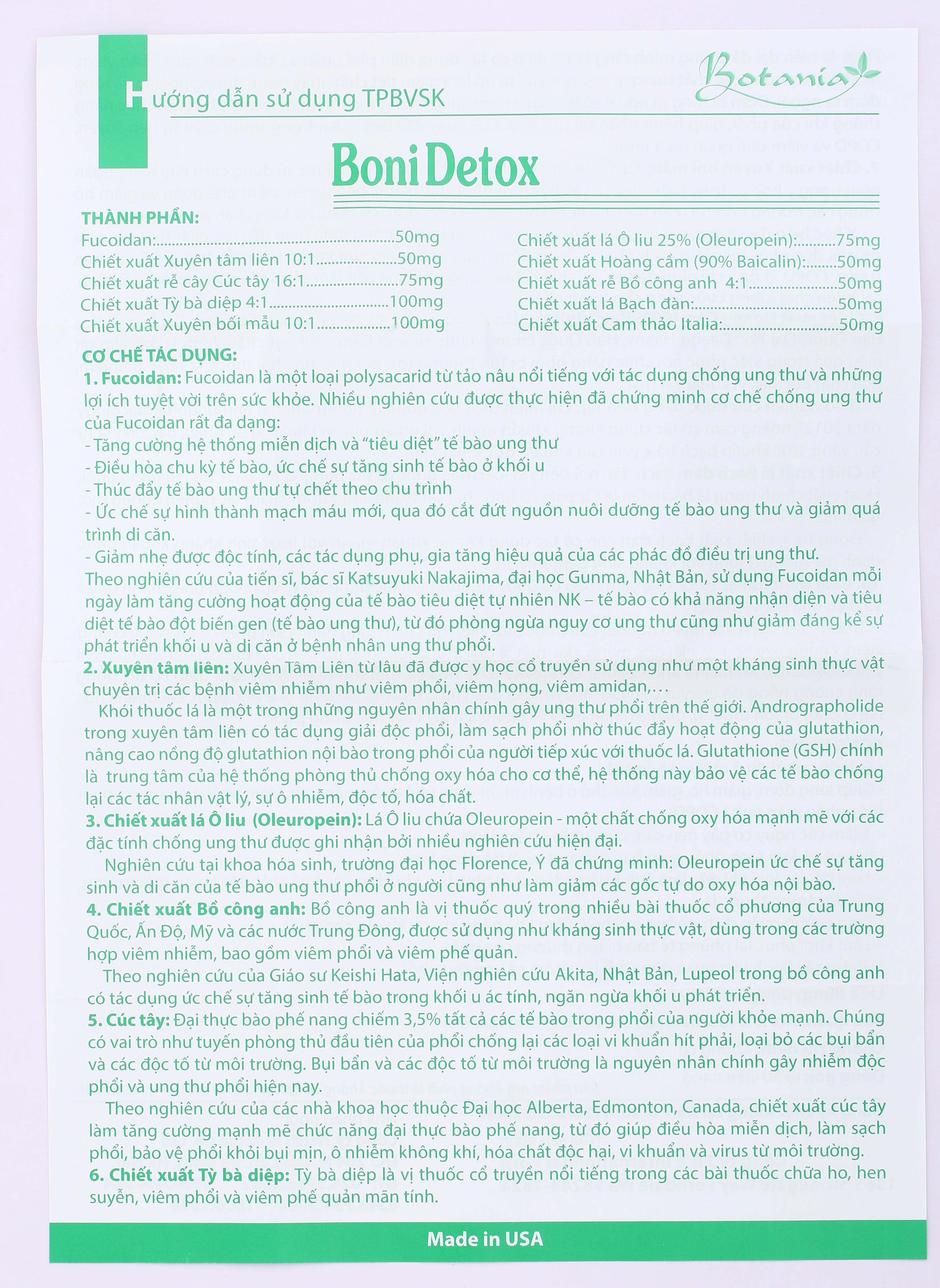 Boni Detox hộp 30 viên - 7