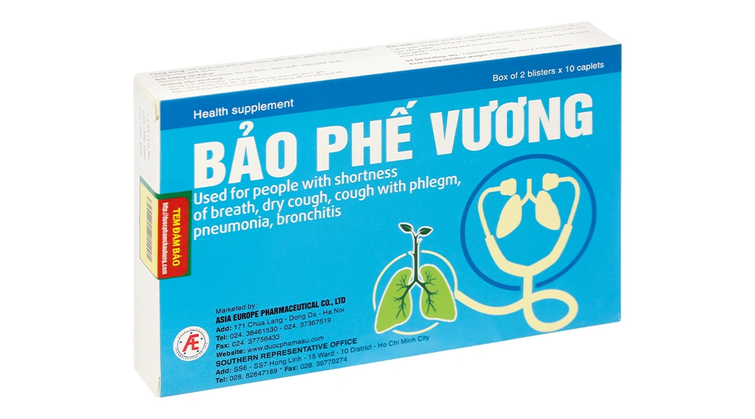 Bảo Phế Vương hộp 20 viên - 