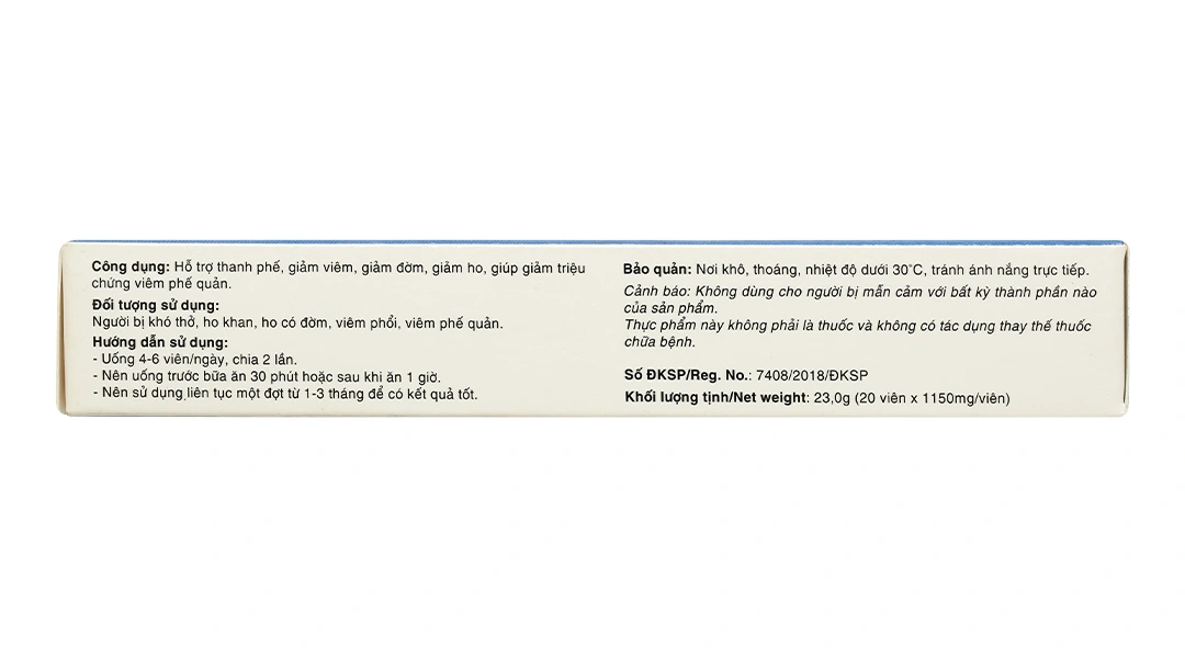 Bảo Phế Vương hộp 20 viên - 2